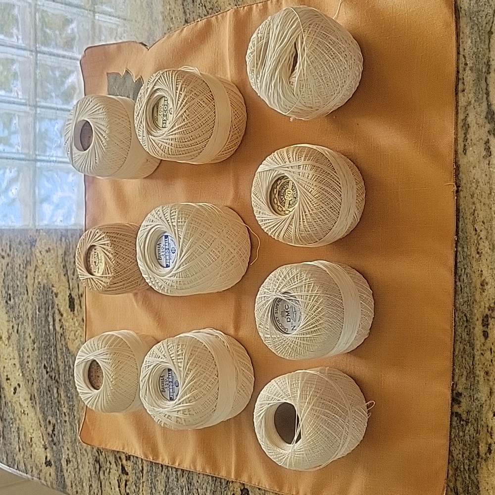 Bundle of variety crochet cotton